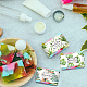 Pandahall elite 90 pz 9 tag di carta sapone fatto a mano in stile DIY-PH0002-90-4