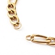 304 Stainless Steel Figaro Chain Bracelet Making AJEW-JB00954-2