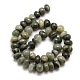 Nuggets Natural Green Rutilated Quartz Beads Strands G-P029-02-3