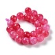 Dyed Natural Malaysia Jade Beads Strands G-G021-02B-08-3
