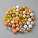 Ensemble de perles acryliques opaques MACR-CJC0001-13B-04-1