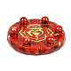 Украшение для круглого дисплея из смолы чакра PW-WG65353-07-1