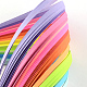 Bricolage papier quilling bandes ensembles: 16 bandes de couleur papier quilling X-DIY-R041-04-4