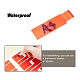Gorgecraft 10Blatt 10 Farben Messer P-Typ selbstklebend Netzwerkkabel Label Papierfarbe wasserdicht DIY-GF00044-56-3