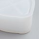 シリコーンギフトボックス型  レジン型  UVレジン用  エポキシ樹脂ジュエリー作り  ハート  ホワイト  65mm X-DIY-G017-J04-6