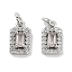 Латунные микро проложить кубического циркония подвески KK-C051-11P-03-1