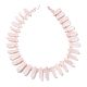 Chapelets de perles en quartz rose naturel G-H247-04-3