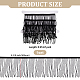 1 Yard Polyester-Quasten-Spitzenband&nbsp;SRIB-FG0001-29A-2
