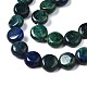 Chapelets de perles en chrysocolle et lapis lazuli naturelles G-N330-032B-01-3