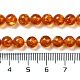 Fili di perline di ambra imitazione resina RESI-Z017-01A-4