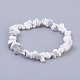 Synthetic Howlite Beads Stretch Bracelets BJEW-JB03926-05-1