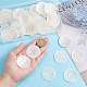 HOBBIESAY 50Pcs Natural Capiz Shell Connector Charms 40mm Flat Round Capiz Shells with Holes Round Capiz Shell Discs for Jewelry Making FIND-HY0001-17-3