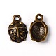 Antique Bronze Plated Tibetan Style Ladybug Pendants X-MLF0215Y-NF-1