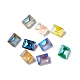 Cabujones de rhinestone de vidrio de estilo moca fluorescente RGLA-J026-A-MI-1