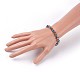 Electroplate Glass Stretch Bracelets BJEW-JB04017-4