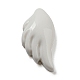 不透明樹脂天使の羽デコデンカボション  ホワイト  19.5x10x5.5mm CRES-I029-06A-1