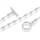 304 Stainless Steel Link Chain Bracelets BJEW-P237-29P-2