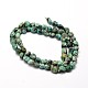 Brins de perles de pépites de turquoise (jaspe) africaines naturelles G-J335-43-2