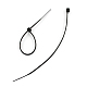Нейлоновые кабельные стяжки, завязки, молнии, чёрные, 193x4 мм, около 500 шт / упаковка
