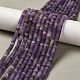 Natürlichen Amethyst Perlen Stränge&nbsp;G-P575-B38-4x2mm-1