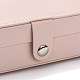 PU Leather Button Jewelry Boxes CON-P012-03C-3