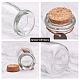 BENECREAT 10 Pack 100ml Glass Favor Jars with Cork Lids CON-BC0005-48-7
