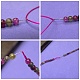 Aiguilles à perles en acier avec crochet pour fileuse à perles TOOL-C009-01A-04-4