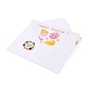 Papier rectangle cartes de vœux DIY-C025-13-3