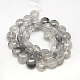 Chapelets de perle en quartz nuageux naturel G-G224-10x5mm-10-2