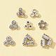 372 pièces 8 perles en alliage de style tibétain FIND-FS0001-32-2