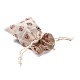 Pochettes d'emballage cadeau en coton sacs à cordon ABAG-B001-01B-01-4