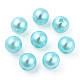 Perline di perle imitazione plastica abs verniciate a spruzzo OACR-T015-05C-08-3