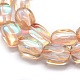 Chapelets de perles en pierre de lune synthétique G-E503-B06-3