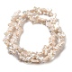 Fili di perle di keshi di perle barocche naturali PEAR-E016-015-2