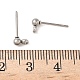 Фурнитура для сережек-гвоздиков с шариковым штифтом из нержавеющей стали 304 STAS-Z035-01P-G-4