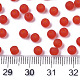 Frosted Colours Glass Beads SEED-S040-04A-07-4