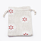 Polycotton(Polyester Cotton) Packing Pouches Drawstring Bags ABAG-T006-A18-2