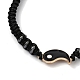Bracelet de perles tressées en cordon de nylon ajustable EJEW-H118-01G-2