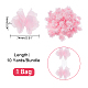 3D-Blumen-Polyester-Chiffon-Spitzenbesatz OCOR-WH0078-16-2