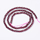 Natural Garnet Beads Strands X-G-D167-B-3mm-3