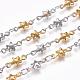 304 Stainless Steel Star Link Chains STAS-D233-23GP-3