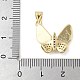 Латунные микро проложить кубического циркония подвески KK-K298-23G-01-3