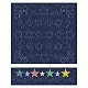 GLOBLELAND 4Pcs Quilting Template Stars Acrylic Quilting Ruler Template Transparent Quilting Frames Stencil Sewing Ruler Set for DIY Patchwork Sewing Machine TOOL-WH0152-012-4