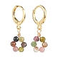 9 paires de boucles d'oreilles à levier en perles de pierres précieuses mélangées naturelles de style 3 paires EJEW-JE05089-5
