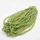 Electroplate Glass Faceted Rondelle Beads Strands EGLA-D020-3x2mm-58-4
