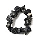 Натуральный черный турмалин бисер нитей&nbsp;G-I283-F12-3