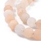 Chapelets de perles en aventurine rose naturel X-G-Q462-6mm-13-2