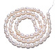 Нити из натурального культивированного пресноводного жемчуга X1-PEAR-N012-03D-3