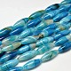 Dyed Rice Natural Agate Bead Strands G-M285-01D-1