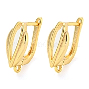 Латунные серьги-кольца с застежкой сзади KK-M286-21G